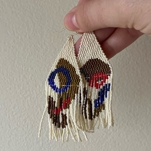 Handmade bead earrings